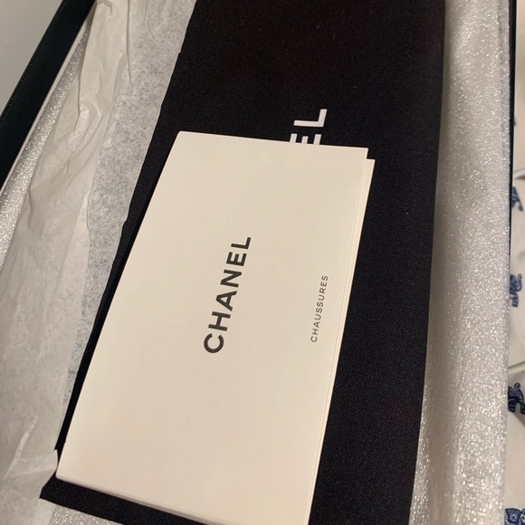 NWT 100% authentic Chanel canvas espadrilles - Picture 8 of 11